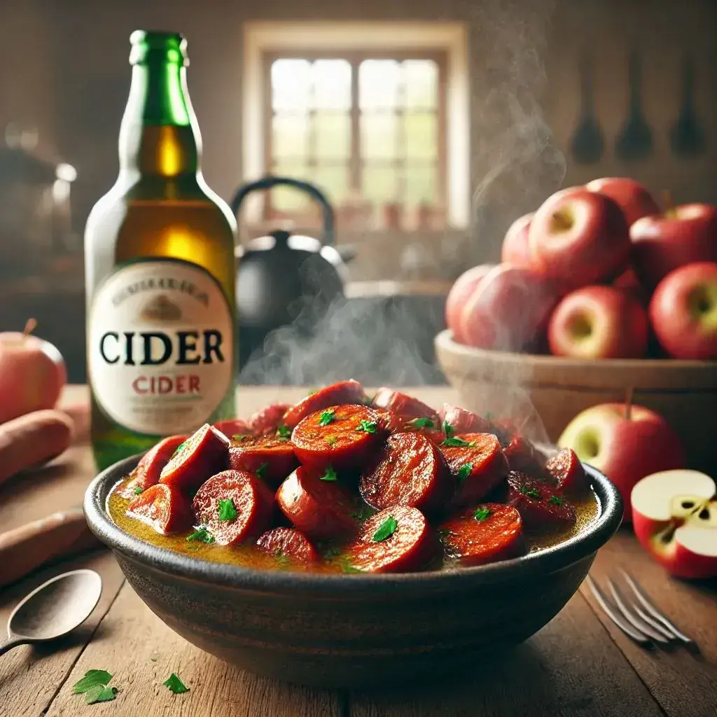 Receta chorizo a la sidra