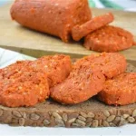 Tostada con Chorizo Vegano
